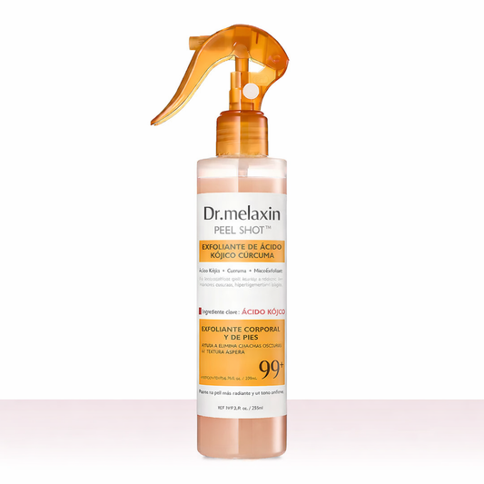 Spray exfoliante corporal - Ácido kójico + cúrcuma